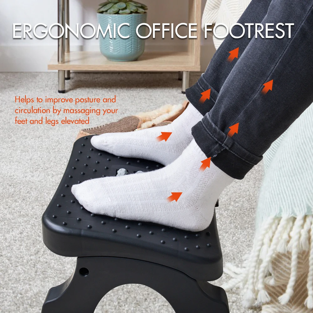 Footrest Under Desk - Ergonomische Fußstütze unter dem Schreibtisch mit