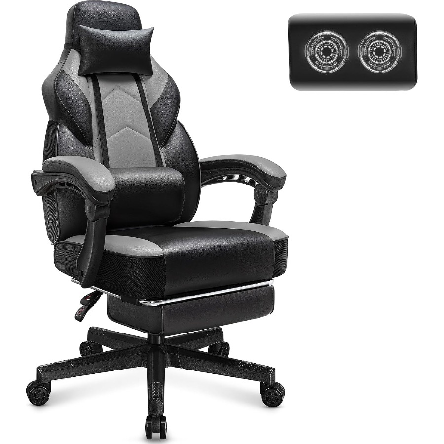 Video Gaming & Esports Usd Acc - Gaming-Stuhl für Erwachsene, Computerstuhl mit Fußstütze,