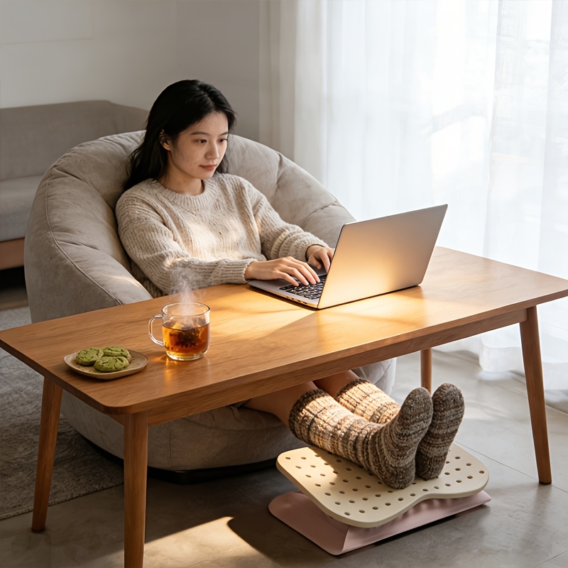 Tragbare Fußstütze mit Noppen, – Footrest Under Desk Bewertung und Preis
